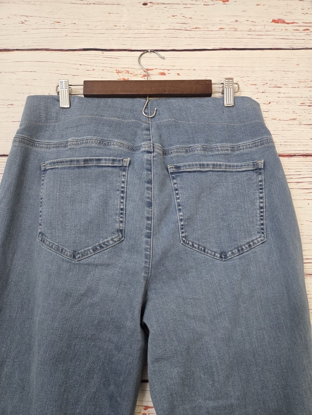 NWOT NYDJ Bailey Relaxed Straight Jeans 14W Women Blue Lift Tuck Denim - Picture 8 of 14